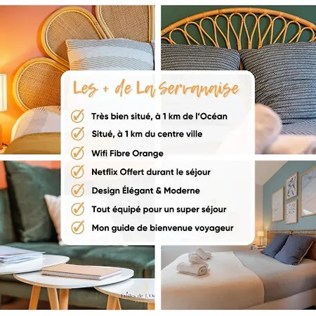 T5 La Servanaise - Ocean Accessible A Pied * Les Sables-d'Olonne