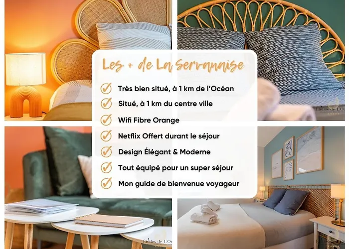 T5 La Servanaise - Ocean Accessible A Pied * Les Sables-dʼOlonne